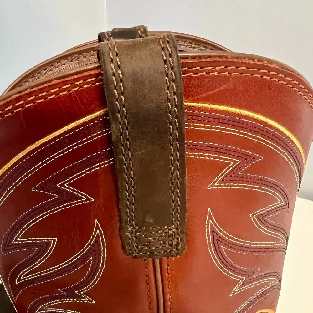 Ariat WorkHog XT Cottonwood Mens 13D Brown Leather Soft Toe EH Cowboy Work Boots